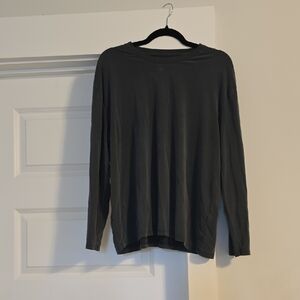 Abercrombie & Fitch Dark Gray Long Sleeve Tee